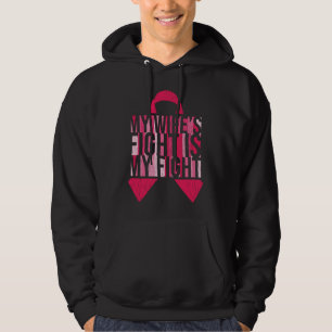 Medvetenhet om bröstcancer i Make om stöd till kam Hoodie