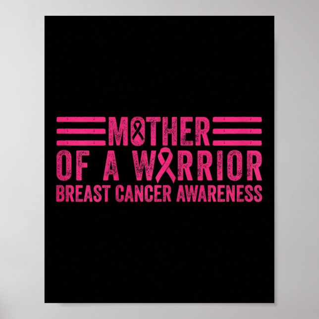 Medvetenhet om bröstcancer i mor poster (Framsidan)
