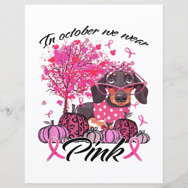 Medvetenhet om bröstcancer i oktober Bära Rosa Da (Framsida)