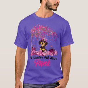Medvetenhet om bröstcancer i oktober Bära Rosa Da T Shirt