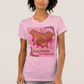 Medvetenhet om bröstcancer i oktober t shirt
