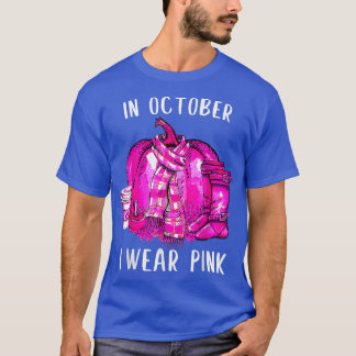 Medvetenhet om bröstcancer i oktober Vi Bäror Rosa T Shirt