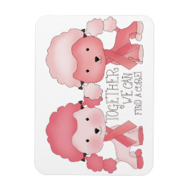 Medvetenhet om bröstcancer i Pudel Magnet