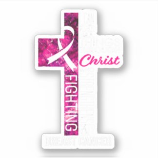 Medvetenhet om bröstcancer i Rosa Kor Christian Klistermärken