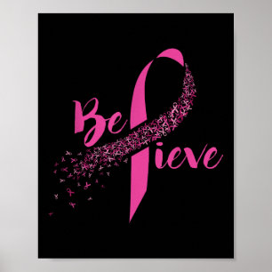 Medvetenhet om bröstcancer - inspirationsförmåga poster