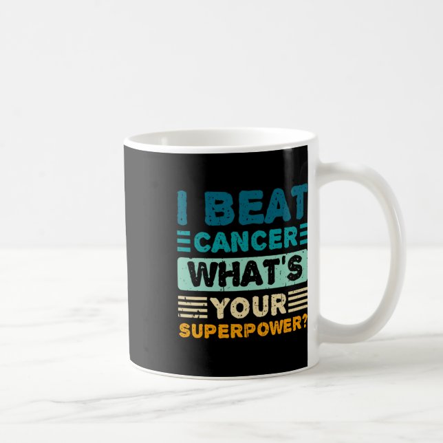 Medvetenhet om bröstcancer - jag behandlar cancer  kaffemugg (Höger)