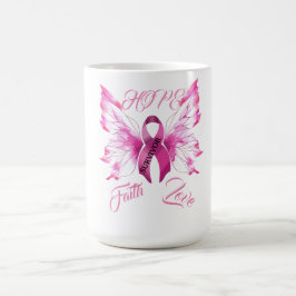 Medvetenhet om bröstcancer kaffemugg