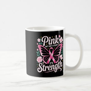 Medvetenhet om bröstcancer Kvinnor flickor. Fighti Kaffemugg