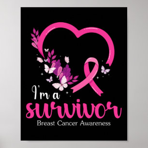 Medvetenhet om bröstcancer Kvinnor Poster