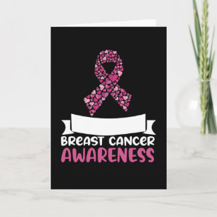 Medvetenhet om bröstcancer Kvinnor vid Rosa Kort