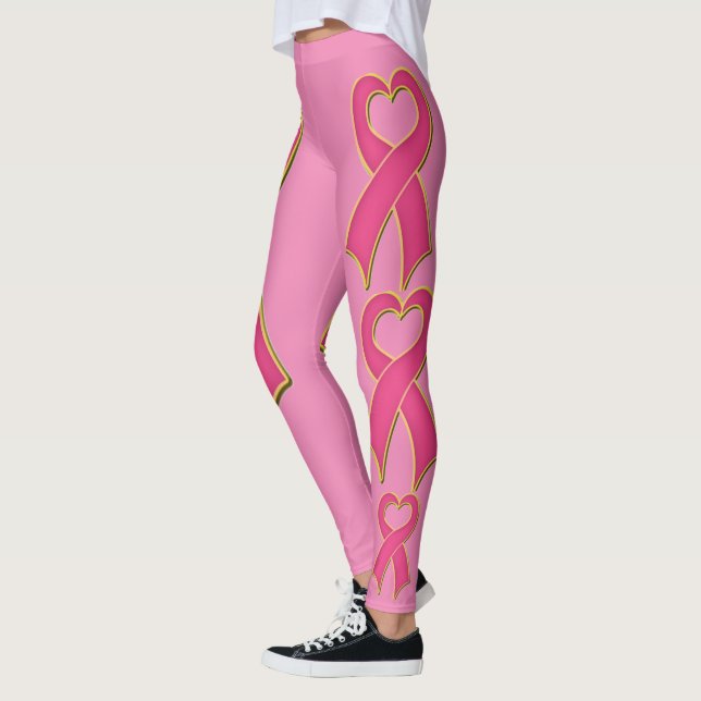 Medvetenhet om bröstcancer leggings (Vänster)