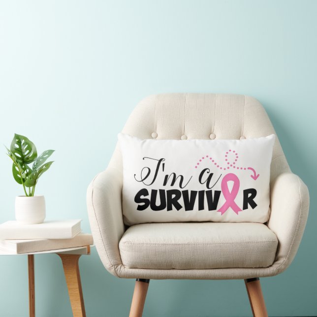 Medvetenhet om bröstcancer lumbarkudde (Stol)