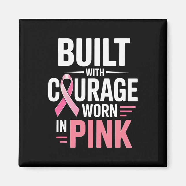 Medvetenhet om bröstcancer Mamma2 Magnet (Framsidan)