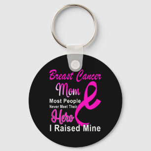 Medvetenhet om bröstcancer Mamma Breast Cancer War Nyckelring
