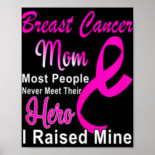 Medvetenhet om bröstcancer Mamma Breast Cancer War Poster