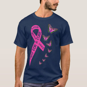 Medvetenhet om bröstcancer Månad Kvinnor Religiösa T Shirt