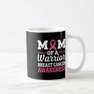 Medvetenhet om bröstcancer månad Mamma i en anfall Kaffemugg