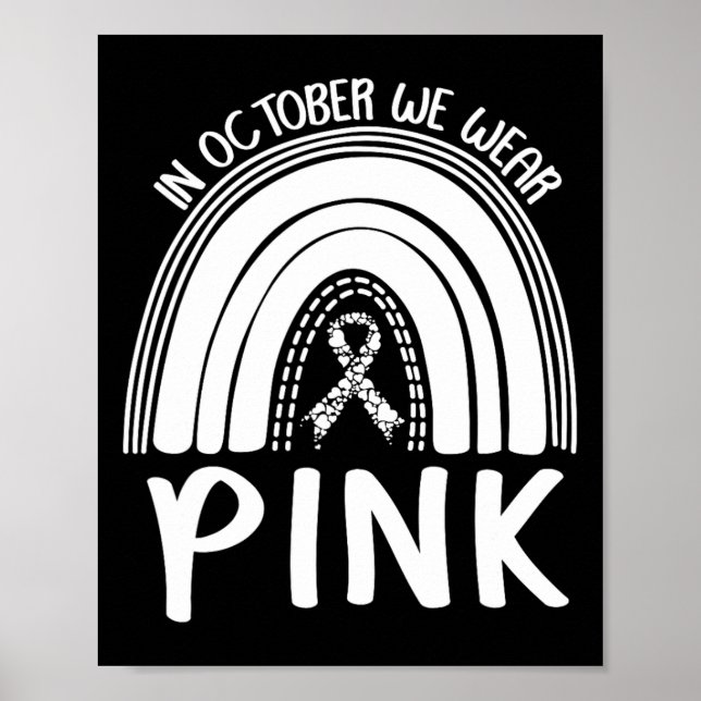 Medvetenhet om bröstcancer månad poster (Framsidan)