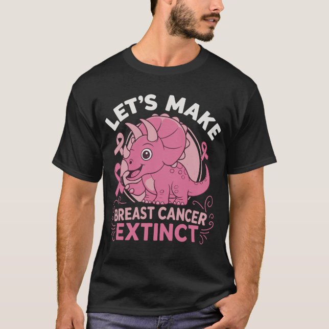 Medvetenhet om bröstcancer månad t shirt (Framsida)