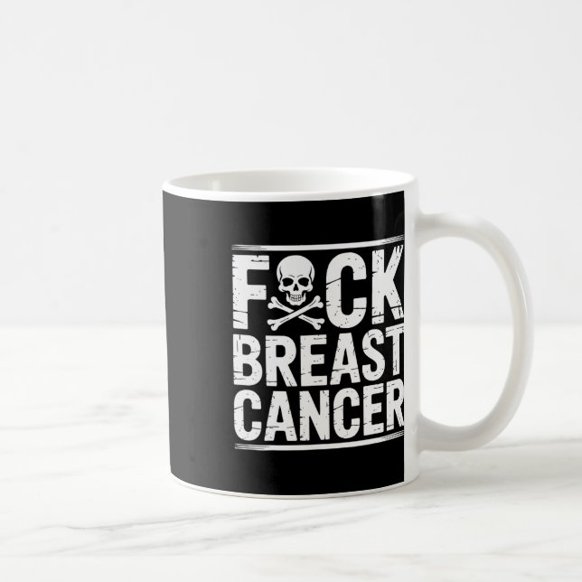 Medvetenhet om bröstcancer Månadskrigare Surv Kaffemugg (Höger)