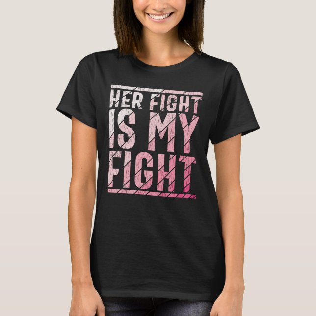 Medvetenhet om bröstcancer Mor Dotter syster T Shirt (Framsida)
