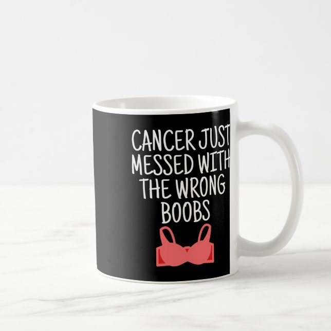 Medvetenhet om bröstcancer orsakad av fel B Kaffemugg (Höger)
