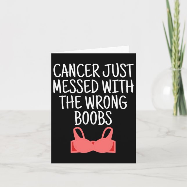 Medvetenhet om bröstcancer orsakad av fel B Kort (Framsida)