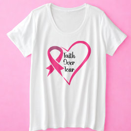 Medvetenhet om bröstcancer över rädsla t shirt