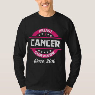 Medvetenhet om Bröstcancer överlevande sedan 2010 T Shirt