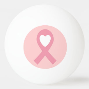 Medvetenhet om bröstcancer Ping Pong Boll