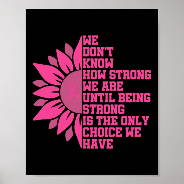 Medvetenhet om bröstcancer poster (Framsidan)