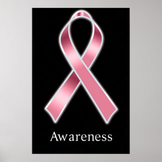 Medvetenhet om bröstcancer poster