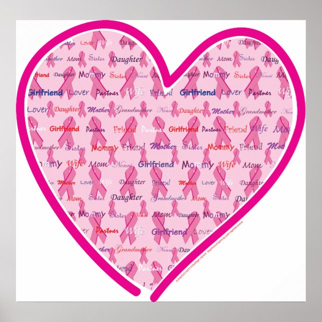 Medvetenhet om bröstcancer poster (Framsidan)