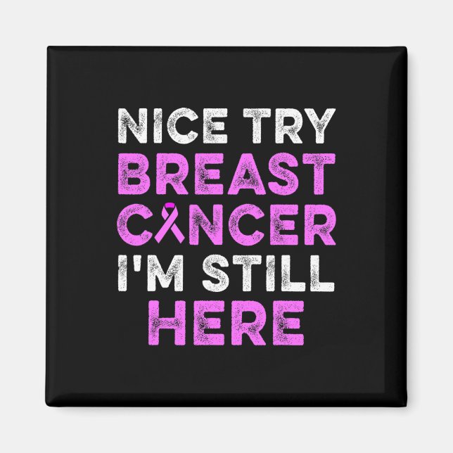 Medvetenhet om bröstcancer Prova Survivor Warrior Magnet (Framsidan)