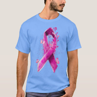Medvetenhet om bröstcancer Ribbon Rosa i oktober T Shirt