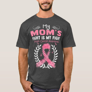 Medvetenhet om bröstcancer Rosa Ribbon Mamma Dotte T Shirt