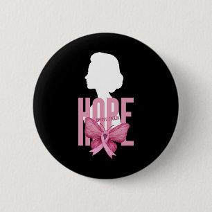 Medvetenhet om bröstcancer Rosa Support bröstcance Knapp