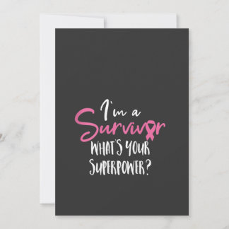 Medvetenhet om bröstcancer Survivor Tan Inbjudningar