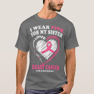 Medvetenhet om bröstcancer T I Bära Rosa för mitt Shirt