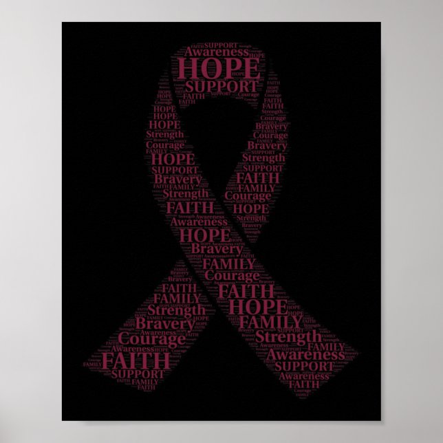 Medvetenhet om bröstcancer T Poster (Framsidan)