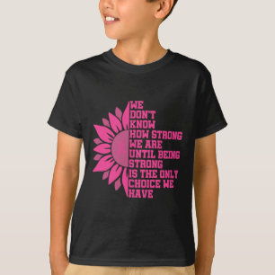 Medvetenhet om bröstcancer t shirt