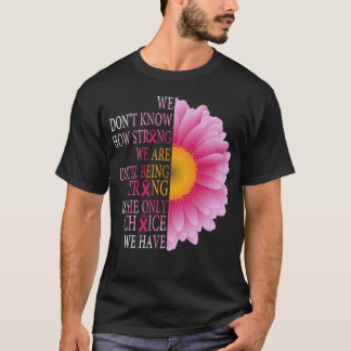 Medvetenhet om bröstcancer t shirt
