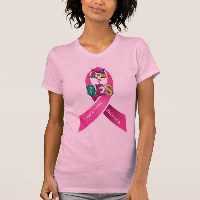 Medvetenhet om bröstcancer t shirt (Framsida)