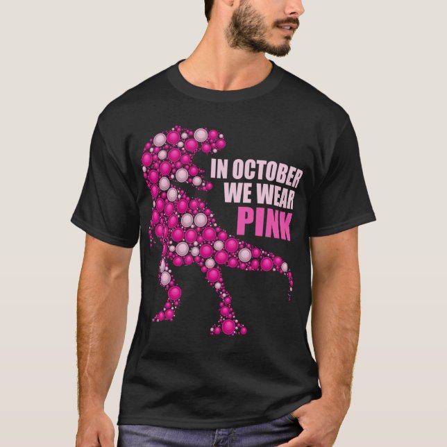 Medvetenhet om bröstcancer t shirt (Framsida)