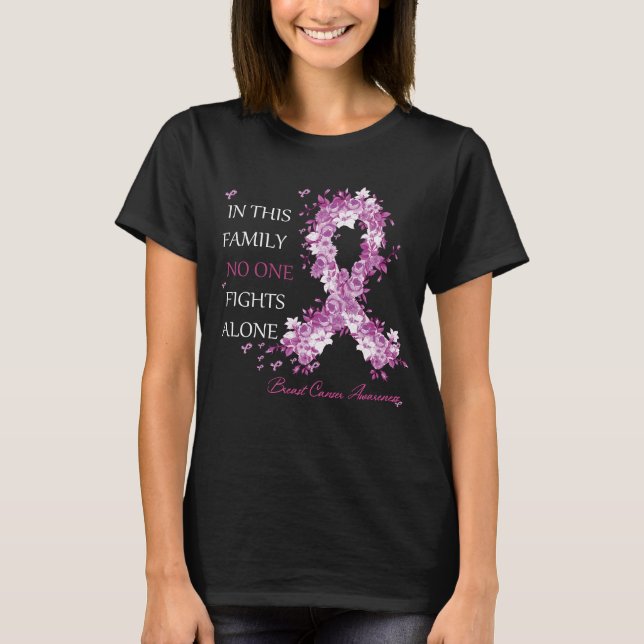 medvetenhet om bröstcancer t shirt (Framsida)