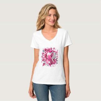 Medvetenhet om bröstcancer T- Shirt T