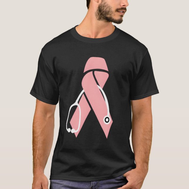 Medvetenhet om bröstcancer vid Doktor T Shirt (Framsida)