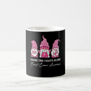 Medvetenhet om bröstcancer vid Gnome One Fight Ens Kaffemugg