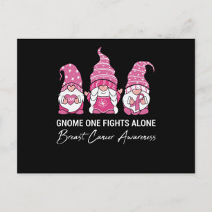 Medvetenhet om bröstcancer vid Gnome One Fight Ens Vykort