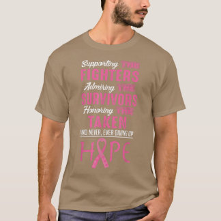 Medvetenhet om bröstcancer vid Rosa Ribbon Awarene T Shirt
